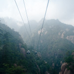 View from the cable car we took halfway up the mountain. We balked at the price when we first saw it but it was actually worth it. Actually part of the reason we balked was the fact that it was twice as expensive for us because we were foreigners (Chinese pay a different price).