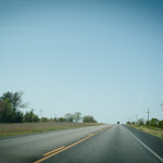 Heading on the open road to Colorado Bend State Park for my friend Kyle's birthday camping trip.