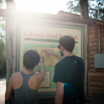 Shawna and Kyle posing and pretending to examine potential trails. I took a picture so that when we got lost, died and were eaten by vultures, the police would find these pictures and assume we were responsible enough to look at a map before venturing off.