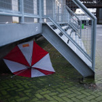 Bright colors and simple patterns compensate for my bleak outlook on life. I hide under a staircase because I'm scared of finding out I'm actually an ineffectual umbrella.