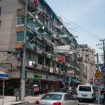 This entire building was equipped with organic drying machines for clothing and towels. Amazingly, the forward-thinking landlord had outfitted the building with railings and all residents had to do was suspend wet items from the railing...and it would dry organically. Isn't this something?!