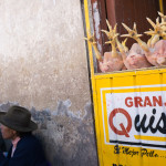 Those hats were everywhere. Even the upside-down chickens were wearing them before they fell over, died and mysteriously shed all their feathers. Huh...maybe it's just part of their culture.