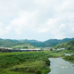 Natural beauty out a train window on the trip Taipei to Hualien. Many times I just wanted to bust out the window and get off the train. I hope to go back one day with a motorbike stop wherever I want.